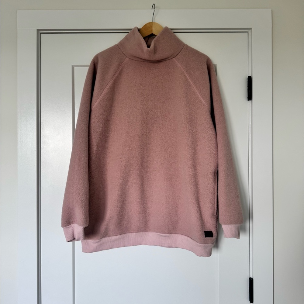 Haus of Birch Pink Fleece Pullover Sweater